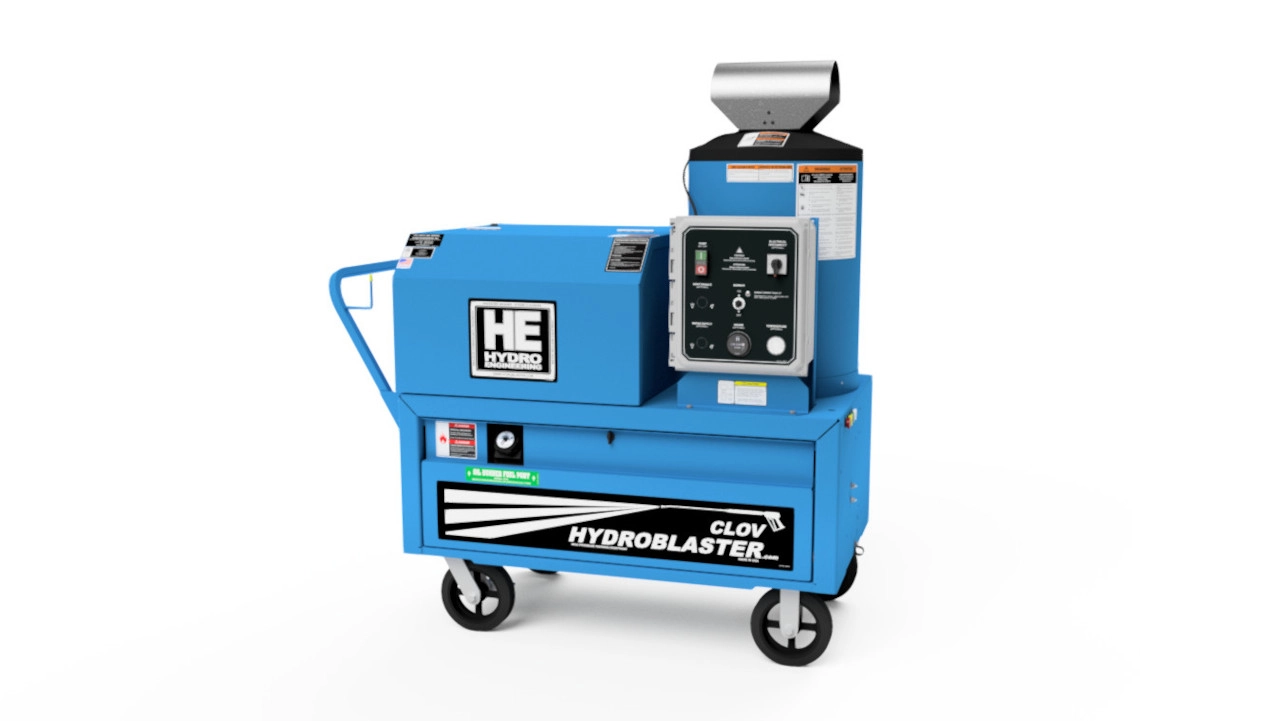 Pressure washer electric motor oil fired portability kit version