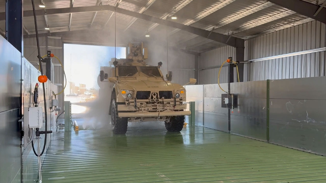 Hydropad modular wash racks